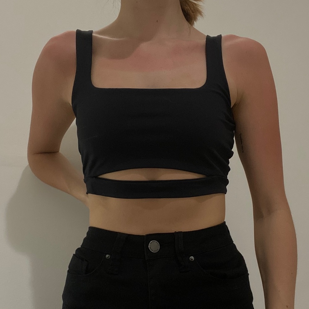 Garage Cutout Crop Top